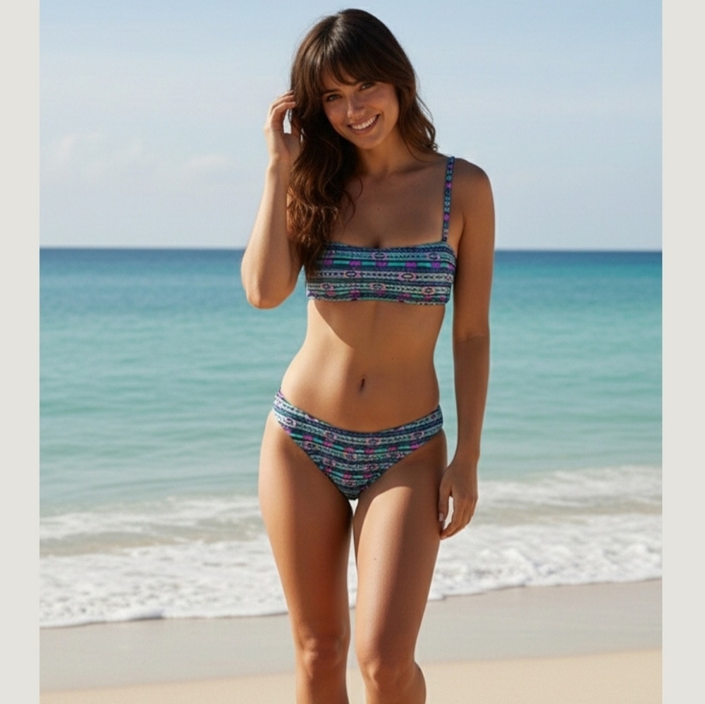 Billabong Hipster Mozaic Bikini Bottom Only
